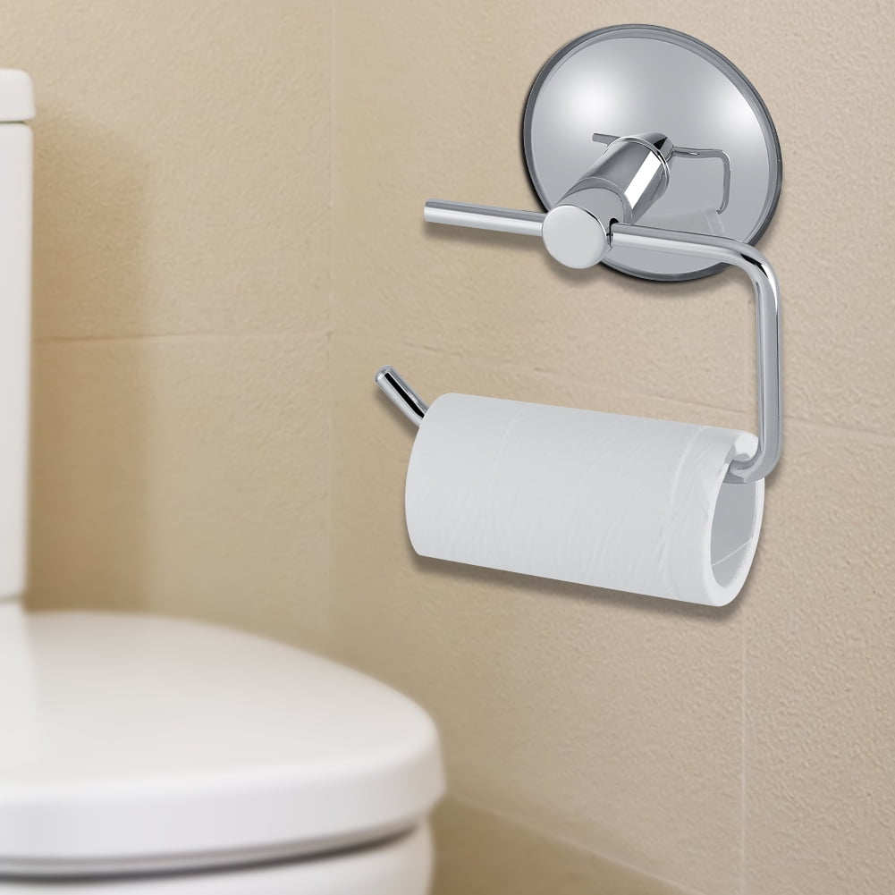 haute brillance poli finition chrome Carré salle de bain barre porte-rouleaux de papier toilette